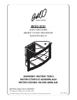 Предварительный просмотр 1 страницы Bell'O AVSC-2121 Assembly Instructions Manual