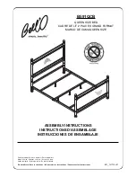 Bell'O B591QCB Assembly Instructions Manual предпросмотр