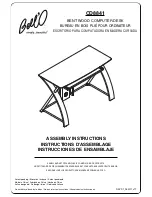 Preview for 1 page of Bell'O CD8841 Assembly Instructions Manual