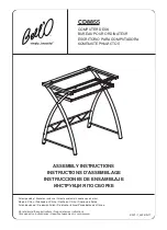 Preview for 1 page of Bell'O CD8855 Assembly Instructions Manual