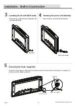 Preview for 14 page of Bell'O ClassicFlame 36HF320FGT Manual