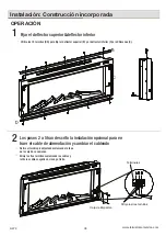 Preview for 34 page of Bell'O ClassicFlame 36HF320FGT Manual