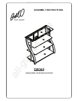 Bell'O CW340 Assembly Instructions Manual preview