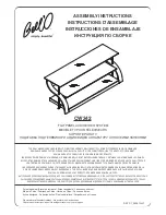 Предварительный просмотр 1 страницы Bell'O CW342 Assembly Instructions Manual