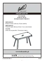 Предварительный просмотр 1 страницы Bell'O OD10205-48-WHT Assembly Instructions Manual