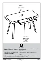 Предварительный просмотр 2 страницы Bell'O OD10205-48-WHT Assembly Instructions Manual