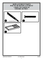 Предварительный просмотр 9 страницы Bell'O OD10205-48-WHT Assembly Instructions Manual