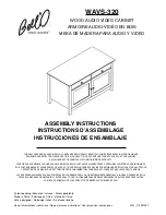 Предварительный просмотр 1 страницы Bell'O WAVS-320 Assembly Instructions Manual