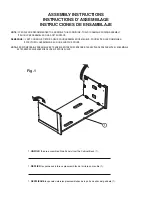 Preview for 4 page of Bell'O WAVS321 Assembly Instructions Manual