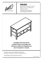 Preview for 1 page of Bell'O WAVS329 Assembly Instructions Manual