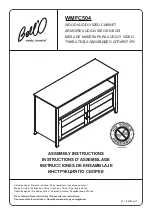 Preview for 1 page of Bell'O WMFC504 Assembly Instructions Manual