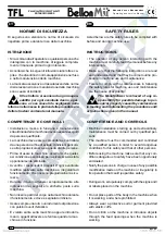 Предварительный просмотр 12 страницы Bellon M.it TFL Series Operating And Service Manual