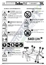 Предварительный просмотр 25 страницы Bellon M.it TFL Series Operating And Service Manual