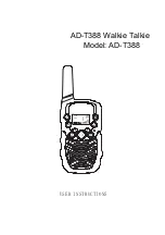 Preview for 1 page of BellSouth AD-T388 User Manual