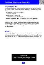 Preview for 14 page of BellSouth FILTERED SOUND MH9910V4 Owner'S Manual