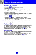 Preview for 21 page of BellSouth FILTERED SOUND MH9910V4 Owner'S Manual