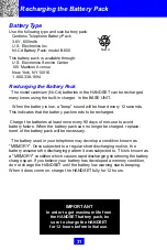 Preview for 31 page of BellSouth FILTERED SOUND MH9910V4 Owner'S Manual