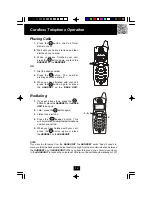 Предварительный просмотр 20 страницы BellSouth GH9488 Owner'S Manual Installation And Operating Instructions