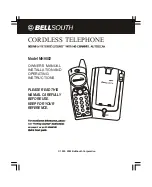 Предварительный просмотр 1 страницы BellSouth MH9002 Owner'S Manual