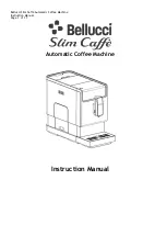 Bellucci Slim Caffe Instruction Manual preview