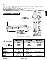 Предварительный просмотр 3 страницы Belluscura SLYDE 6400-000-000 Operation Manual