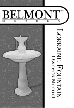 Belmont Garden Lorraine Fountain Owner'S Manual preview