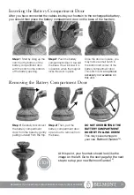 Preview for 13 page of Belmont Garden Louise Cordless Bird Feeder, Fountain & Planter Owner'S Manual