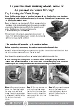 Preview for 24 page of Belmont Garden Louise Cordless Bird Feeder, Fountain & Planter Owner'S Manual