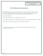 Preview for 12 page of Belmont ECO-6 Installation Instructions & Owner'S Manual