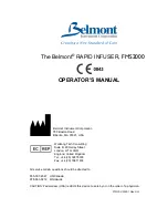 Preview for 2 page of Belmont FMS2000 Operator'S Manual