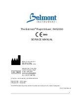 Preview for 2 page of Belmont FMS2000 Service Manual