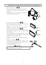 Предварительный просмотр 18 страницы Belmont SP-CLEO II Operating Instructions Manual