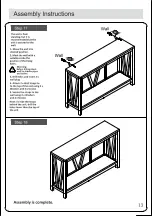 Preview for 16 page of Belnick Accent Table Assembly Instructions Manual