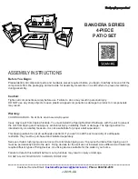 Belnick BANDERA Series Assembly Instructions Manual preview