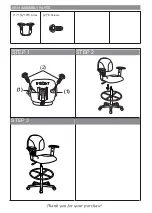 Предварительный просмотр 4 страницы Belnick BT-659-BLK-ARMS-GG Assembly Instructions