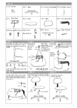 Предварительный просмотр 3 страницы Belnick Mesh Swivel Task Chair Assembly Instructions