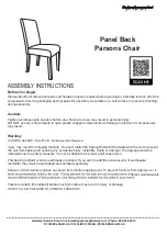 Belnick Parsons Assembly Instructions предпросмотр