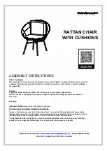 Belnick RATTAN TW-VN017-TAN-BK-GG Assembly Instructions предпросмотр