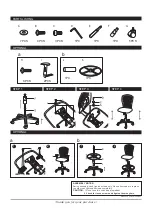 Предварительный просмотр 2 страницы Belnick WL-3958SYG-BK-GG Assembly Instructions