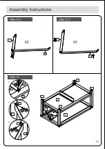 Предварительный просмотр 13 страницы Belnick ZG-037-GY-GG Assembly Instructions Manual