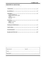 Preview for 5 page of Belshaw Brothers BACO25E Installation And Operation Manual