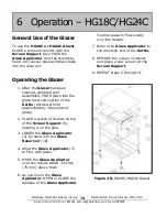 Preview for 15 page of Belshaw Brothers HG18C Operator’S Manual, Technical Supplement, Parts And Electrical Diagrams