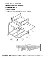 Preview for 32 page of Belshaw Brothers HG18C Operator’S Manual, Technical Supplement, Parts And Electrical Diagrams