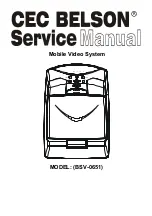 Предварительный просмотр 1 страницы Belson BSV-0651 Service Manual