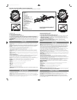 Preview for 2 page of Belson RCI-10A-15 Use And Care Book