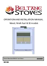 Предварительный просмотр 1 страницы Beltane Stoves Chew Multi-fuel Operation And Installation Manual