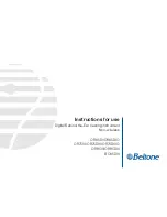 Beltone BO95DVI Instructions For Use Manual preview