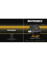 Preview for 1 page of Beltronics BEL Pro300 Owner'S Manual