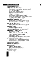 Preview for 4 page of Beltronics BEL990 International Operating Instructions Manual