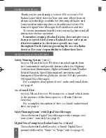 Preview for 2 page of Beltronics Express 916 Operating Instructions Manual